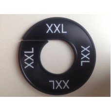 Maatring 9 cm zw/wit XXL Td05602905